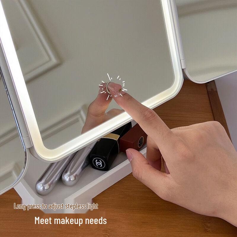 Oeny Foldable LED Vanity Mirror