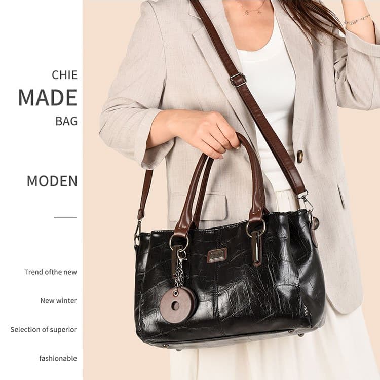 Vintage Portable Tote Bag Shoulder Messenger Women's Bag