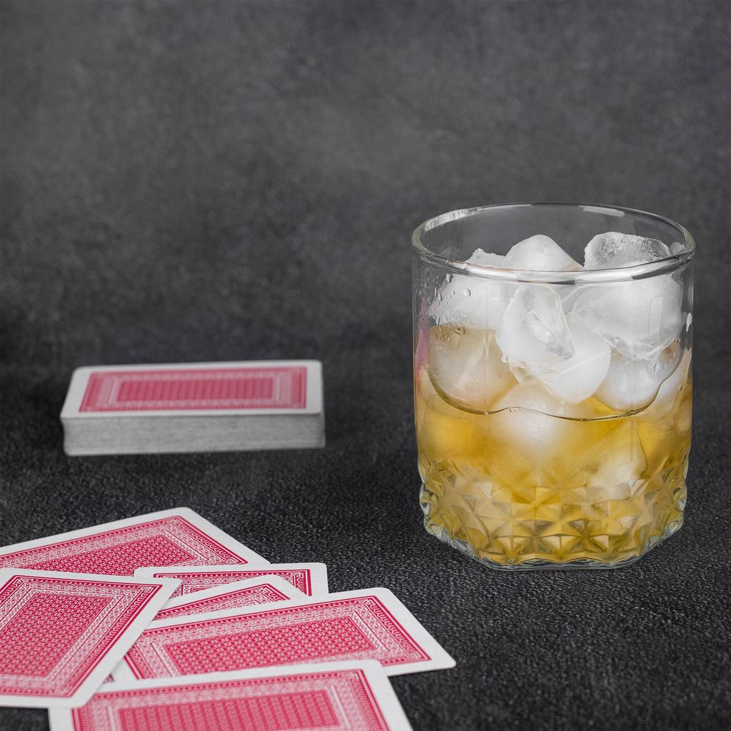 KADAX Szklanki Do Whisky Napojów Drinków Wody Komplet 330ml Prezent Niskie