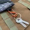5Pcs Stainless Steel S Type Carabiner with Lock Mini Keychain Hook Anti-Theft Outdoor Camping Backpack Buckle Key-Lock Tool