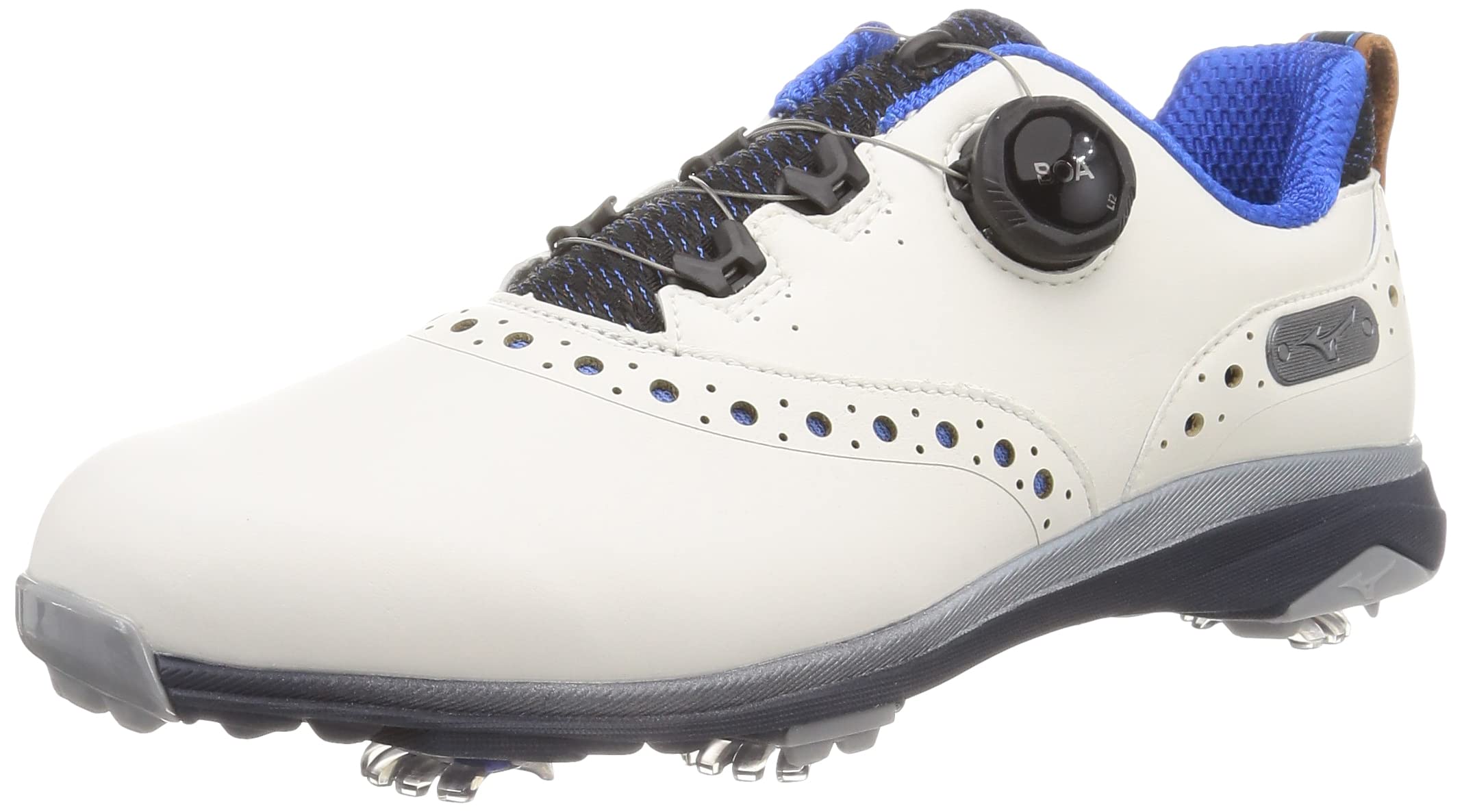 

Кроссовки для гольфа Nexlight PRO BOA см 3E [Mizuno] мужские белые/синие 28.0