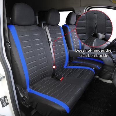 2+1 Seat Covers Car Seat Cover for Transporter/Van,Universal for 2+1 Car Seater,Truck Interior,for Renault Master 3 Seater