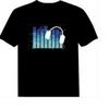 Voice-Activated Luminous T-shirt for Performances and Promotions