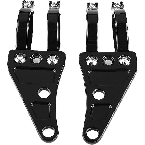 Motorcycle Headlight Holder, 2 Pcs Motorcycle 38-41mm Fork Headlight Mount Bracket Clamps Head Lamp Holder