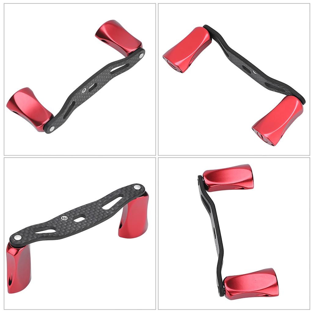 Fishing Baitcast Reel Handle Rocker Replacement Baitcasting Tool for D S (Red)