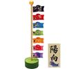 Osaka Choseido May Doll, Compact Mini Carp Streamer for Indoor Use, Personalized with Wooden Tag (Sent Separately), Chirimen Feng Shui Design