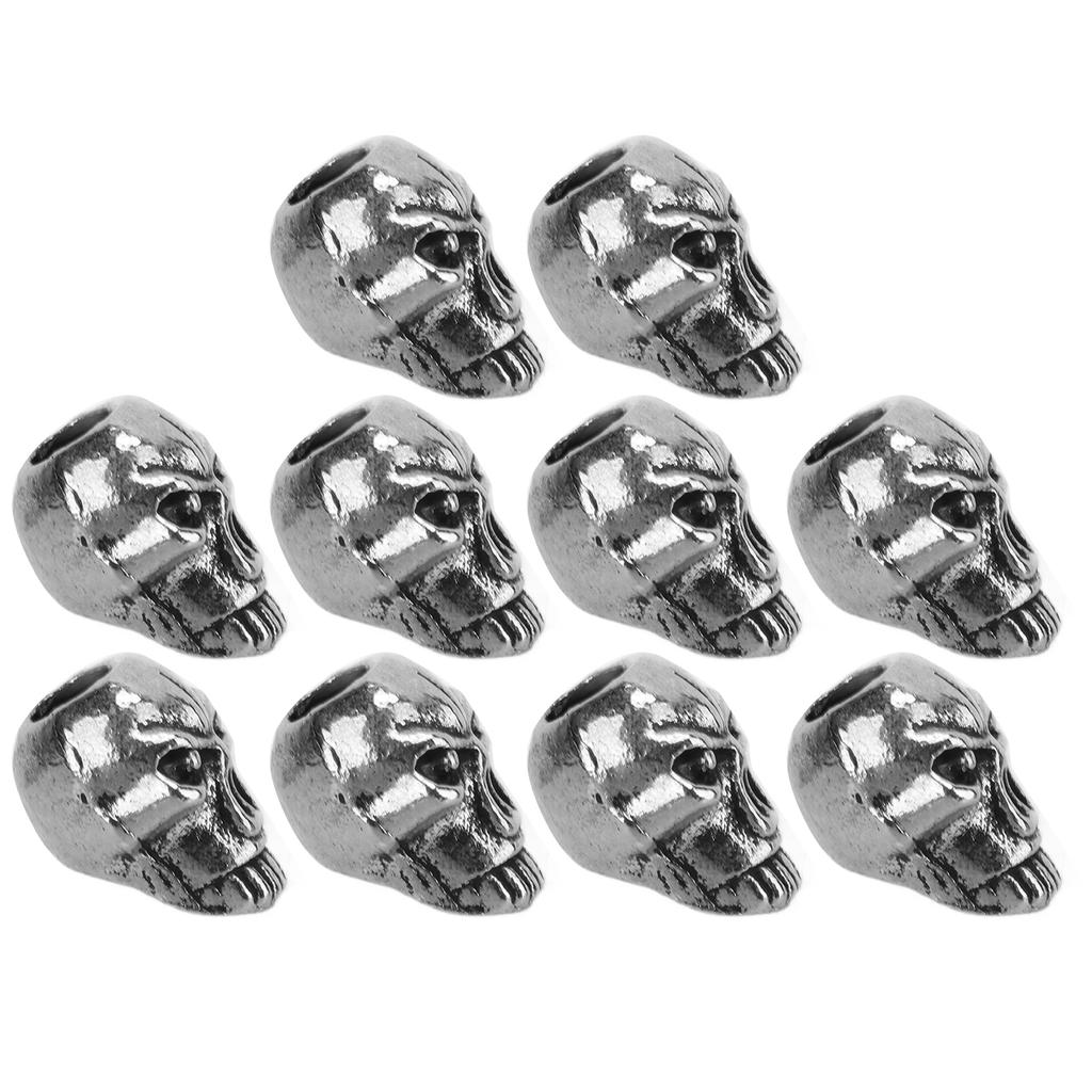 10pcs EDC Paracord Beads Alloy Knife Lanyard Keychain Pendant DIY Accessories for Paracord Bracelets