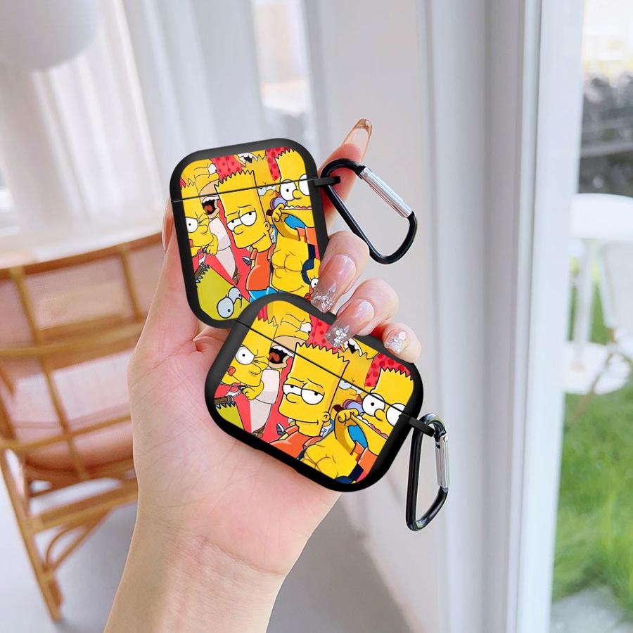 Case For Airpods Pro3 2 Pro2 4 3 Pro 1 Earphone Cases Cover Homer Cute Simpsons