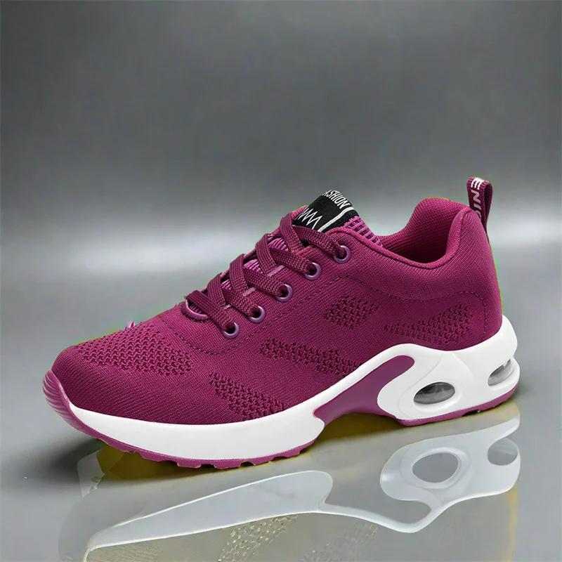 Модная женская обувь Повседневная трикотажная дизайнерская обувь класса люкс Кроссовки — фото 6