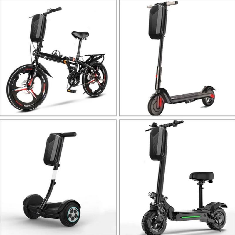 Premium EVA Hardshell Electric Scooter Bag - Waterproof, Front-Mounted, & Secure-Fit - Ideal for Commuters & Adventure Seekers