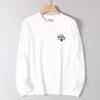 Original Order Tail Goods Early Autumn Cotton Embroidered Comfortable Breathable round Neck T-shirt Men's Loose All-Match Long sleeve Bottoming Shirt