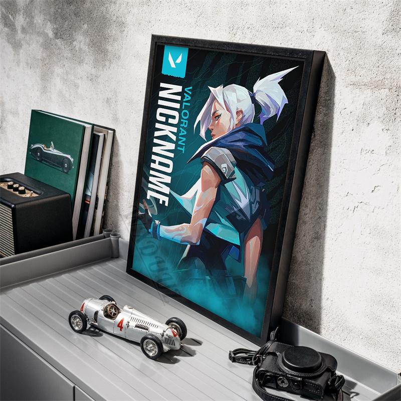 Game Valorant Character Nicknname Picture For Room Living Wall Art Home Decor Canvas Painting Print Poster Game Enthusiasts Gift