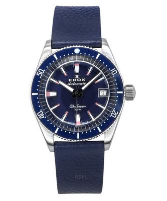 Skydiver Limited Special Blue Dial Automatic Diver's 80131 3BUC BUICO 300M Men's Watch With Extra Strap