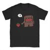Streetwear TShirt Domo Kun Cotton TShirts Hipster Tee Shirt for Mens Beach Y2K Basic Printed Short Sleeve Clothes