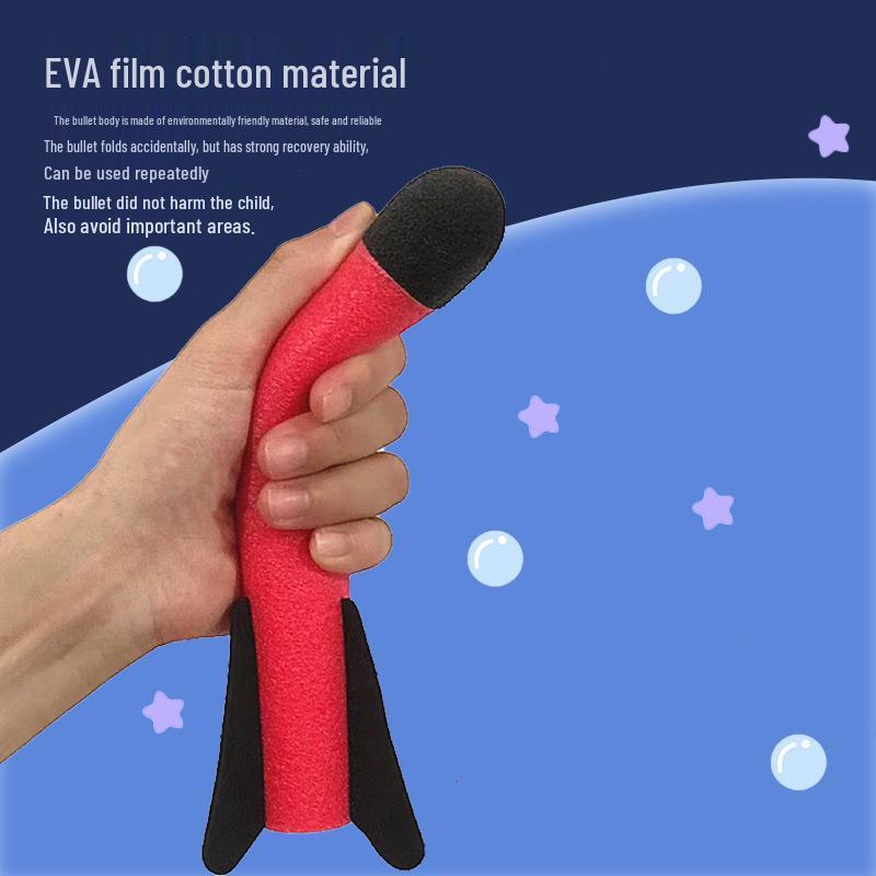 Kids' Outdoor Luminous Skyrocket Toy - Foot-Powered Rocket Launcher for Parent-Child Fun