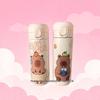 Popular 3D Printed Cartoon KT Cat Stainless Steel Thermos Flip-Top Cup for Women and Kids