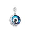 New 925 Silver Heart Bow Dog Palm Turtle Elephant Bead Pendant Charm for DIY Bracelet Jewelry