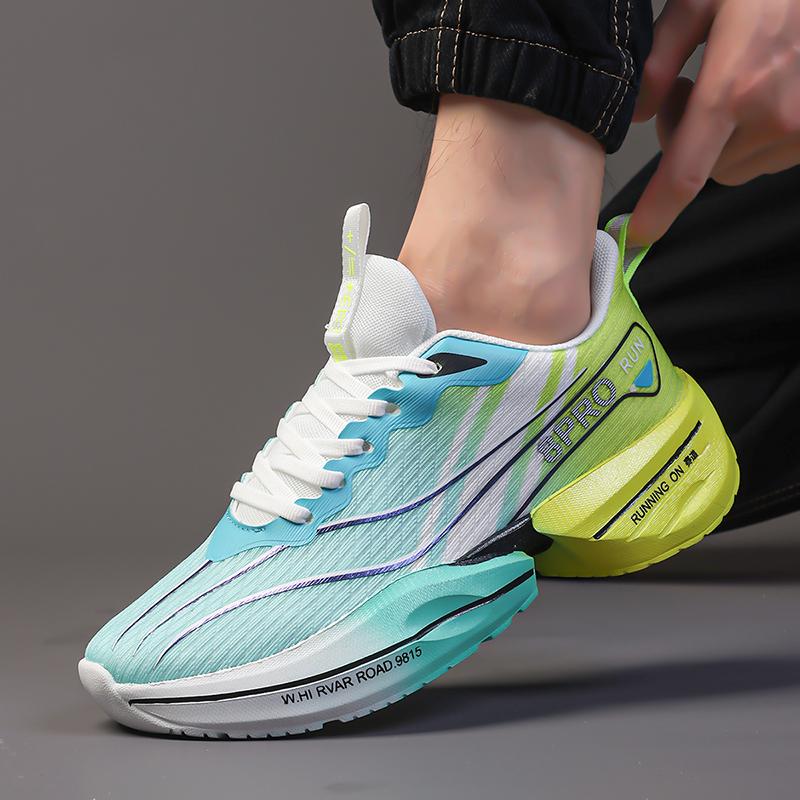 Sommer Neue Marathon Herren Laufschuhe Atmungsaktiv Leicht Bequem Rutschfest Spezial-Sneakers Wandern Joggen Schuhe