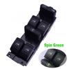 Pro Volkswagen VW Golf MK4 Jetta 4 Bora Passat B5 Seat Leon Toledo 1999-2006 Tlačítko hlavního spínače okna pro Škoda Octavia 1U2