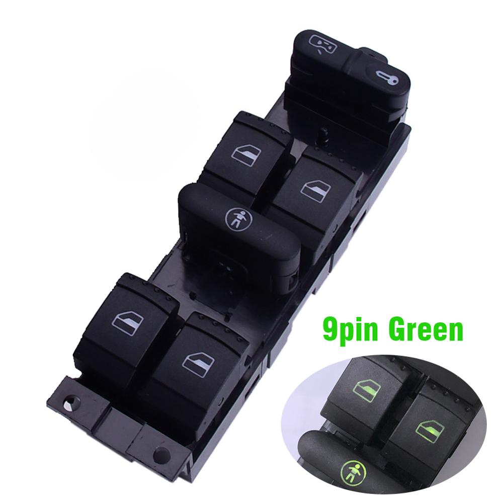 Pro Volkswagen VW Golf MK4 Jetta 4 Bora Passat B5 Seat Leon Toledo 1999-2006 Tlačítko hlavního spínače okna pro Škoda Octavia 1U2