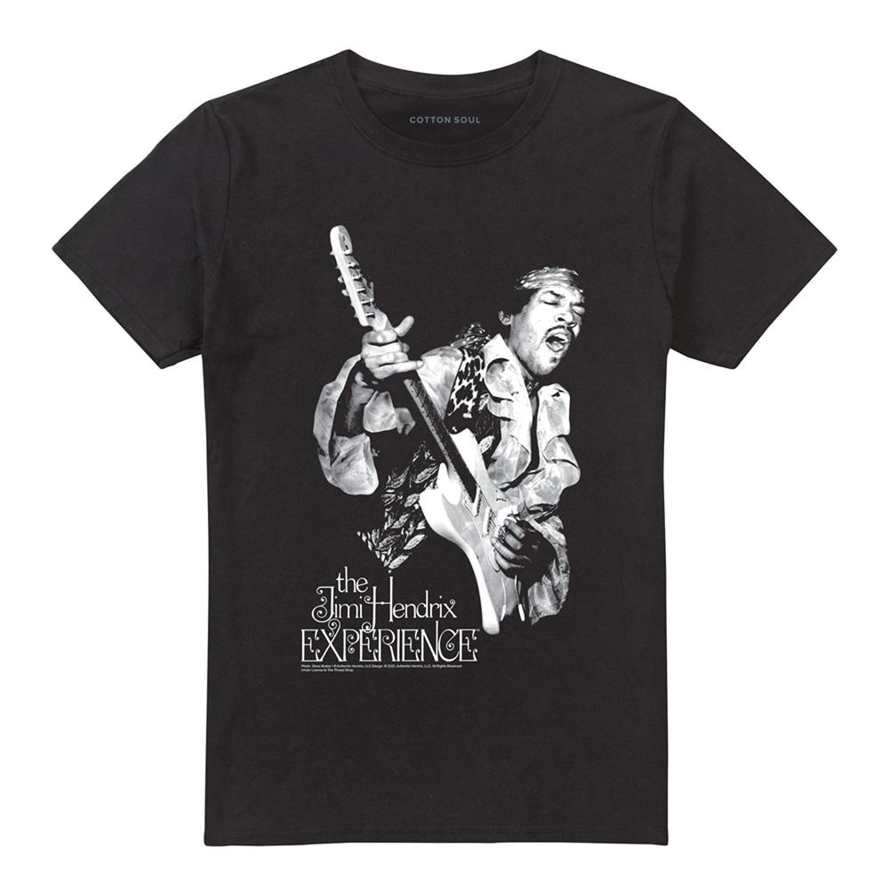 Jimi Hendrix Unisex Adult Mono Cotton T-Shirt