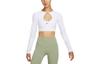 Women's Fitness Clothing Women's White Moderate Straight Fit