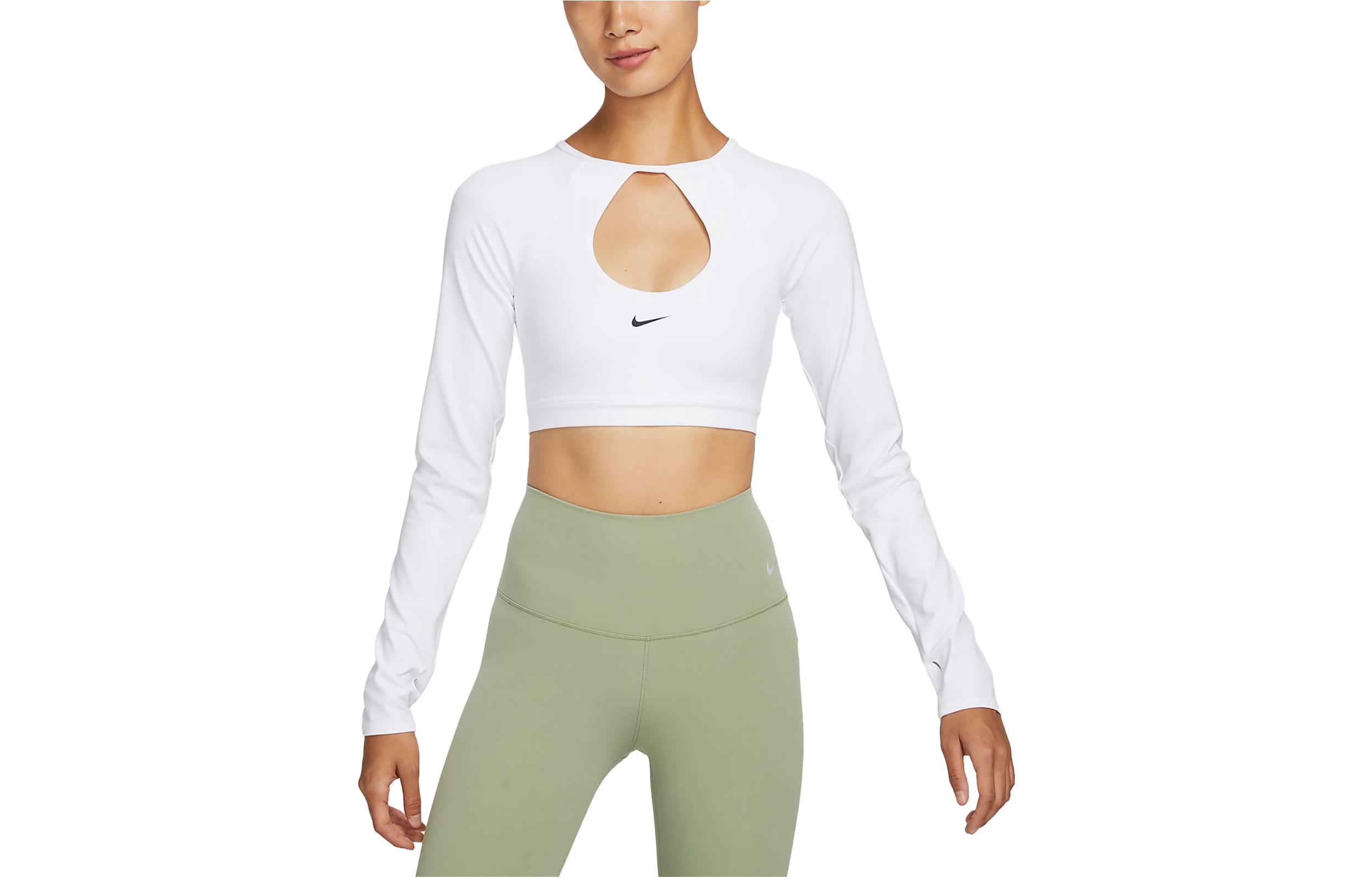 

Nike Fitness Clothing Women s White Moderate Straight Fit FB4103-100 XL