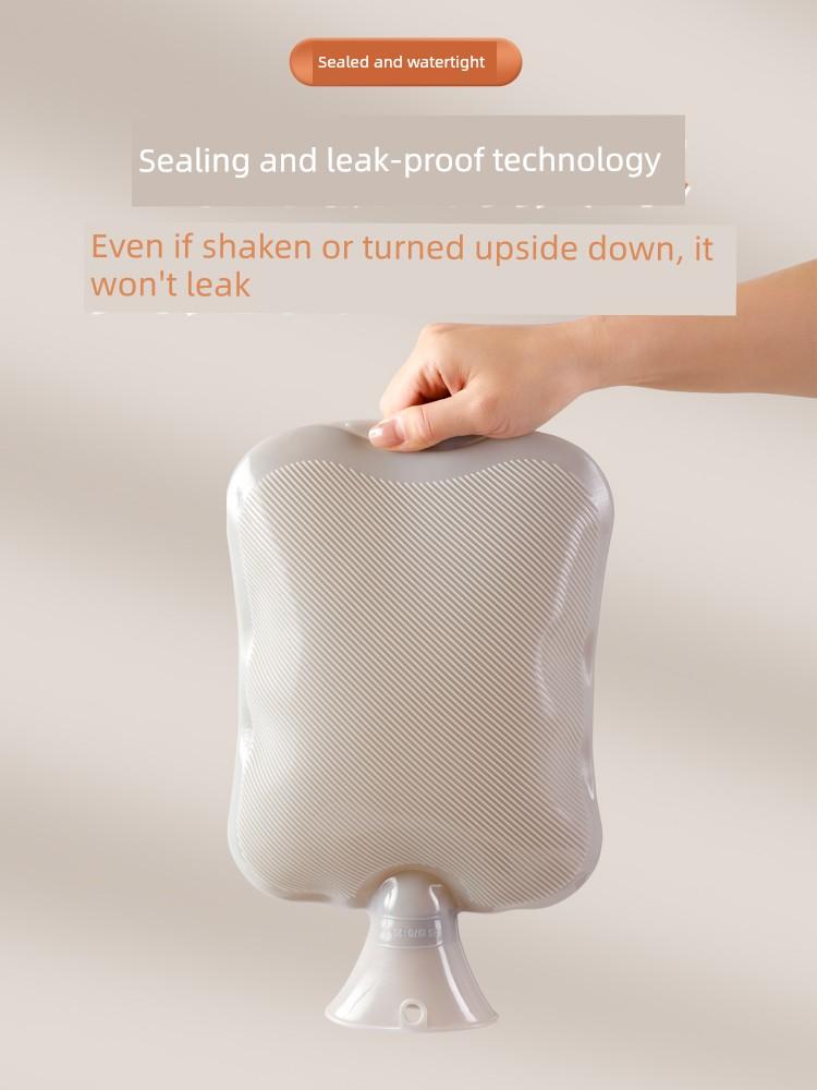 Hot Water Bottle for Women, Large Size for Hot Compresses, Warm Belly, Small Size for Portable Use, Water-Fillable Hand Warmer, Water-Filled Hand