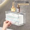 Face Towel Storage Box, Wall-mounted Tissue Box, Household Bathroom and Kitchen Upside-down Tissue Box