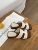Fashion Open-toe Sandals Women Summer New Thick Heels for Women's Low-heeled Fashion Outdoor Slippers Beach Flip Flops Female Slides