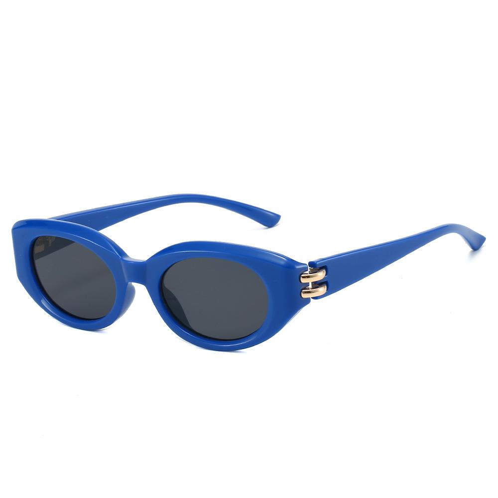  New Fashion Cat Eye Women Sunglasses Shades UV400 Retro Small Oval Black Men Outdoor Sun Glasses