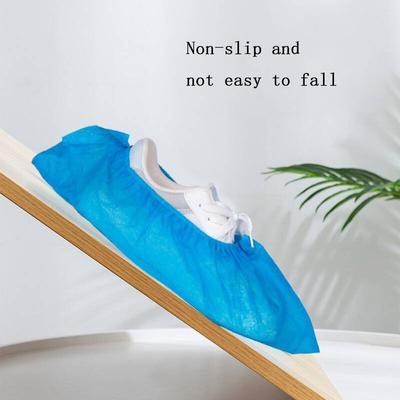 10 Pcs Disposable Indoor Shoe Covers Non-woven Fabric Shoe Covers Breathable and Durable Boot Covers Anti-slip and Dust-proof