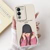 For Vivo Y200 Casing V2307 Stylish Sunflower Cartoon Girls Cover Case For Vivo Y 200 V29E V 29E Y200 5G Soft Fundas Capa 6.67"