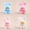 Plush Rabbit Doll Keychain With Pp Cotton Filling For Girls And Women