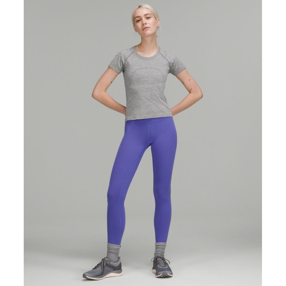 Lululemon Swiftly Tech Short Sleeve Shirt 2.0  Waist Length Slate White