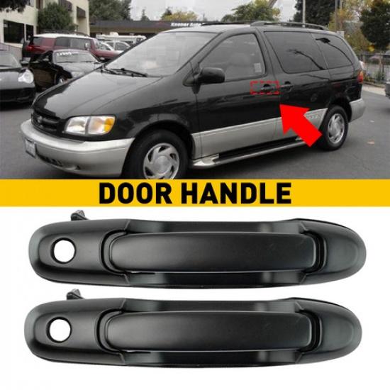 Driver Passenger Front Exterior Side Outside Door Handle 98-03 for Toyota Sienna