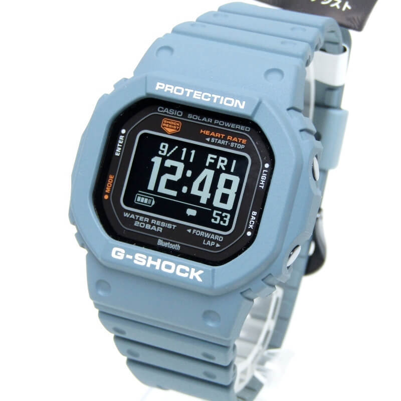 CASIO Solar Bluetooth Digital Square Sports Blue 28013501 G-SHOCK DW-H5600-2JR G-SQUAD