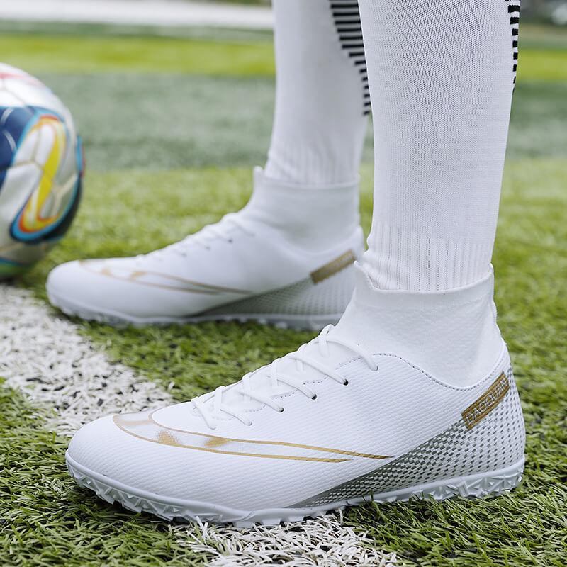 Xiyin Explosion Straight Hair Gaobang Breathable Football Shoes Indoor And Outdoor Grass Training Shoes