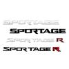 ABCDFV1 3D ABS Car Stickers Sportage R Auto Letter Logo Decoration Rear Bumper Tail Door Trunk Decals For KIA Car Styling Accessories