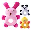 Pet Stuffed Toy Cartoon Rabbit Panda Duck Teeth Cleaning Toy Plush Animal Toy Dog Chew Toy for Puppy