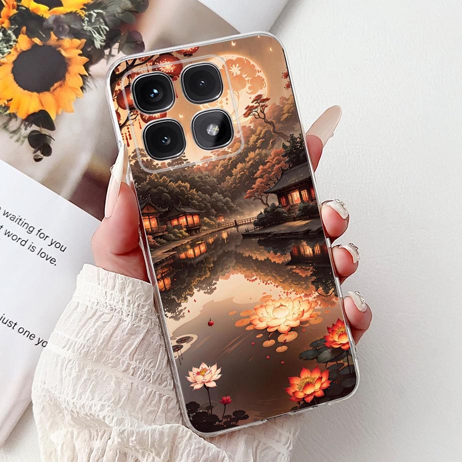 For Xiaomi 14T Pro Case 2025 New Luxury Painted Cover Clear Silicone Phone Case For Xiaomi Mi 14T Pro Mi14T 5G Soft Fundas Coque
