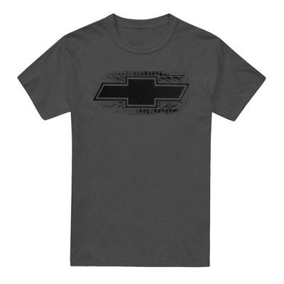 Camiseta Chevrolet Unissex Adulto Bowtie Burnout Heather