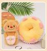 Large Plush Butter Bear Bouquet Doll for Hugging and Sleeping