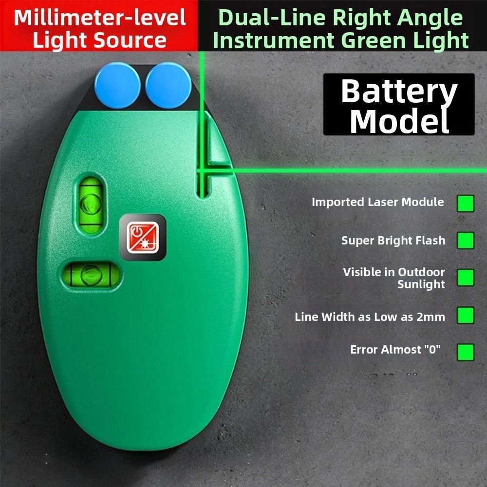High Accuracy Infrared Line Laser 90 Degree Angle Right Angle Bubble Level  Leveling Tool