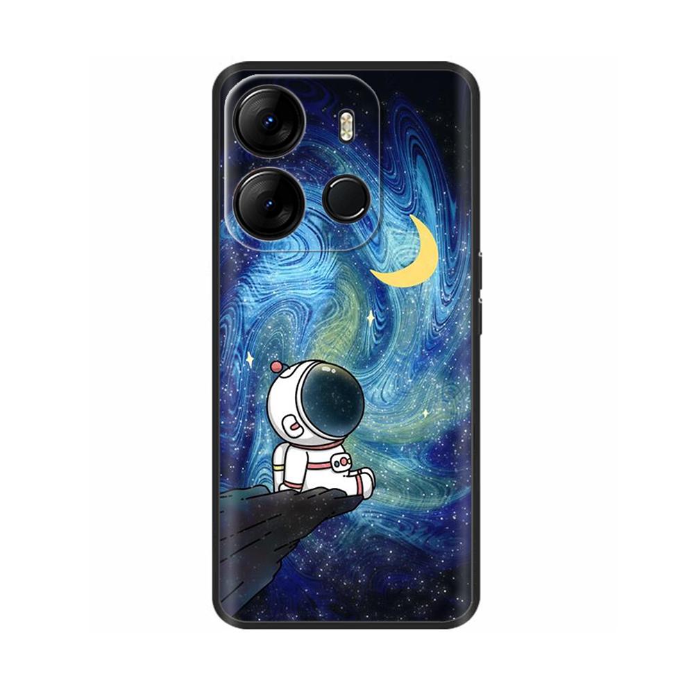 Für Tecno Spark Go 2023 Hülle Beliebte Blumen Silikon Handyhülle Für Tecno Pop 7 Pro Cover SparkGO Hüllen Schutzhüllen Schalen