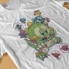 Bubble Bobble Pinball Game Vintage Action T Shirt Men Ofertas Oversized Crewneck Tshirt Cotton Graphic Tops