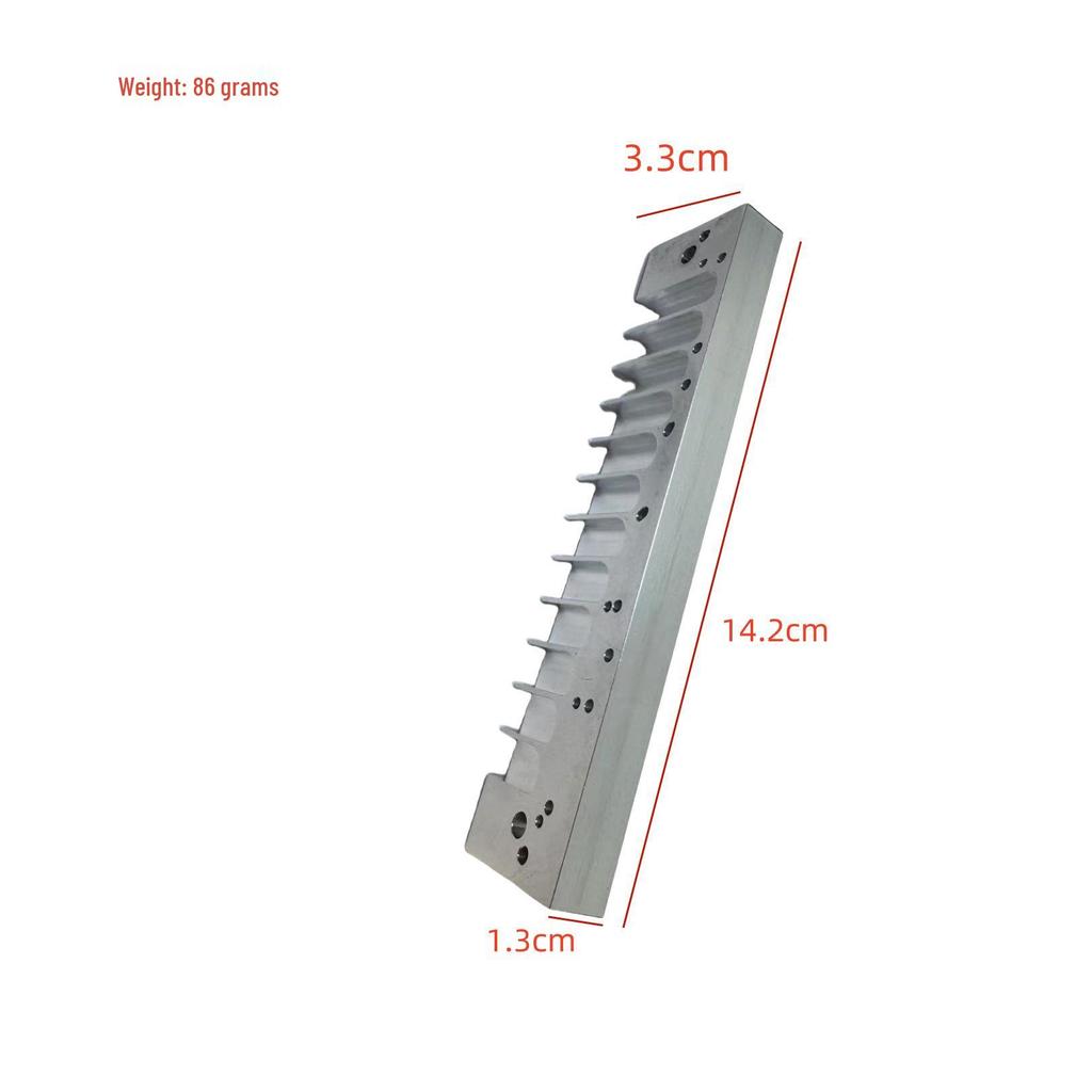 Hohner Chromatisches Mundstück mit Metallzubehör, 270/270D, Universeller Aluminiumkamm