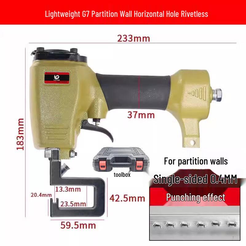 

Bei You Light Steel Keel Riveting Pliers CN plug (adapter included)