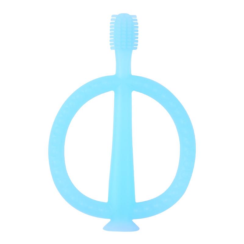 

Silicone Baby Teether Toy - Infant Molar Stick for Children синий