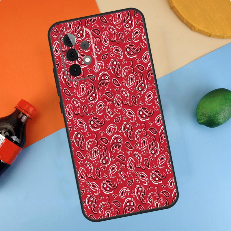 

Red Bandana Paisley Case For Samsung Galaxy A32 A12 A22 A52 A06 A54 A34 A14 A56 A36 A26 A16 A13 A53 A15 A35 A55 Samsung A06